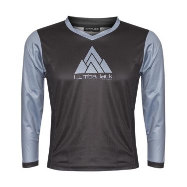 "Peak Series" - LumbaJack Race Jersey Black / Grey